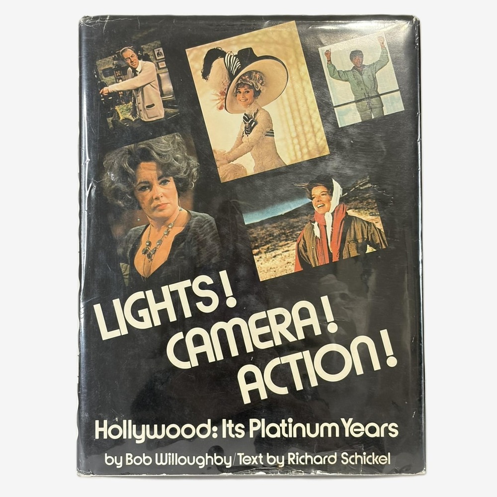 Lights! Camera! Action! Hollywood: It's Platinum Years 1974 1st Ed Coffee Table